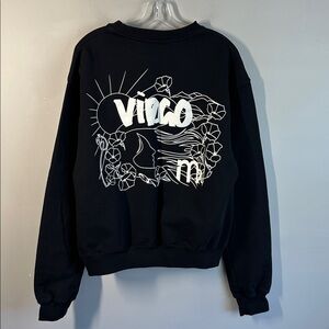 Good American Virgo Black 100% Cotton Sweatshirt Size 2(M)